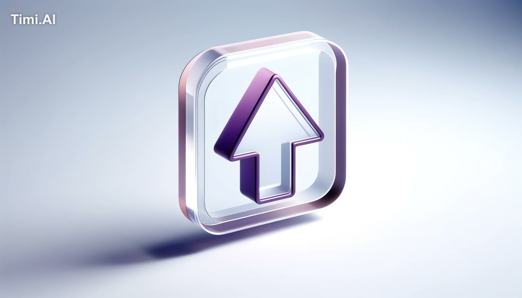 isometric 3d icon of a [Subject], transparent glass material