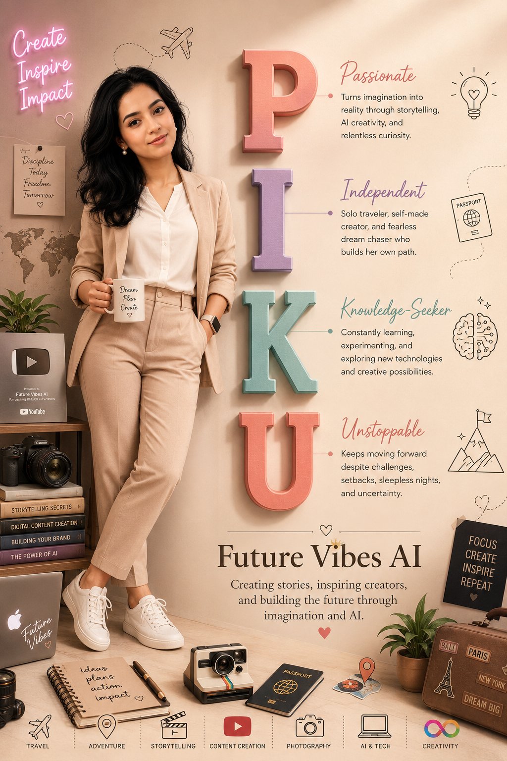 Your name. Your personality. Your poster.
Upload your photo