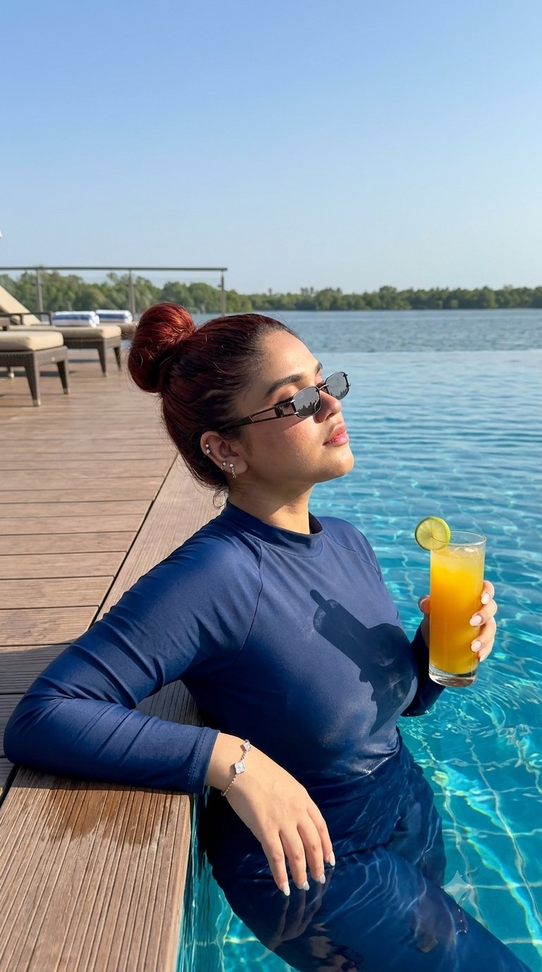 Quiet luxury and a perfectly serene summer day. ⛱️
**Gemin