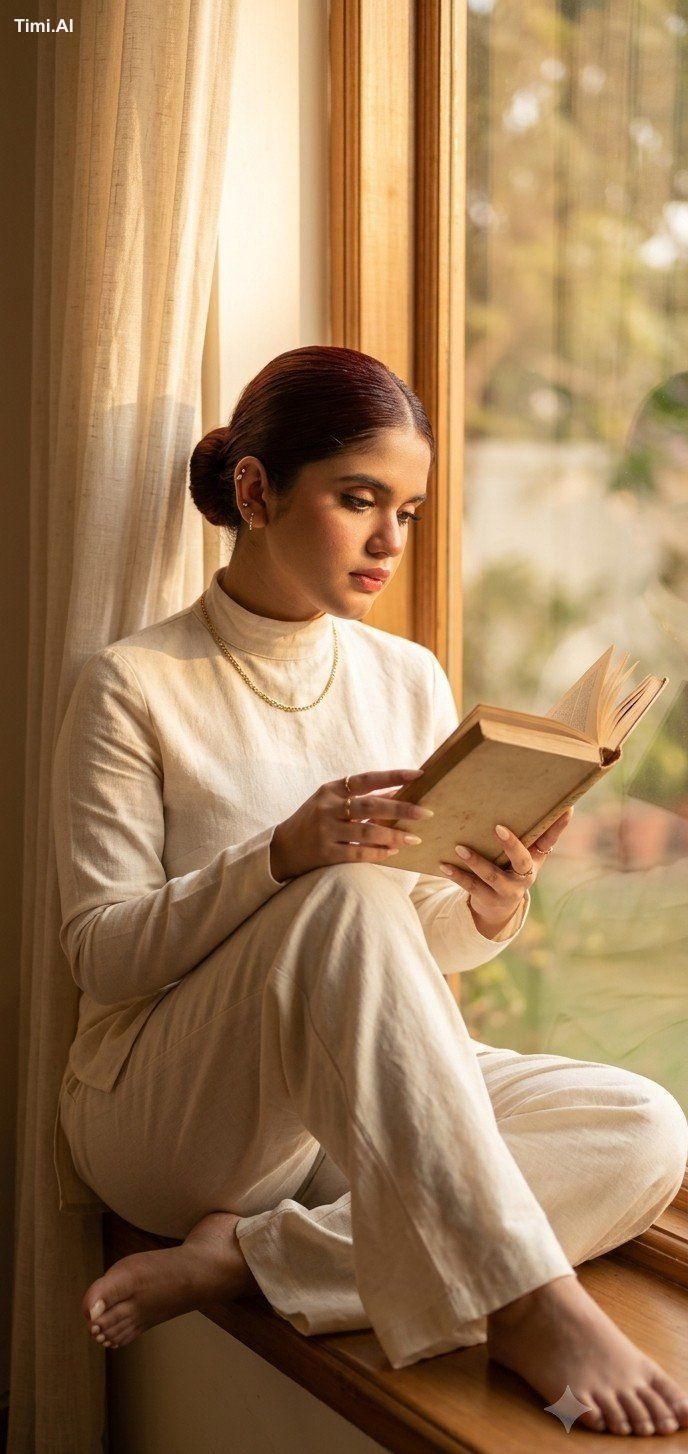 The quiet comfort of a perfect reading corner.📖
**Gemini