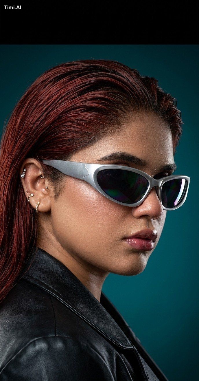 Bold frames matching a sharp, fearless look. 😎

**Gemini Pr