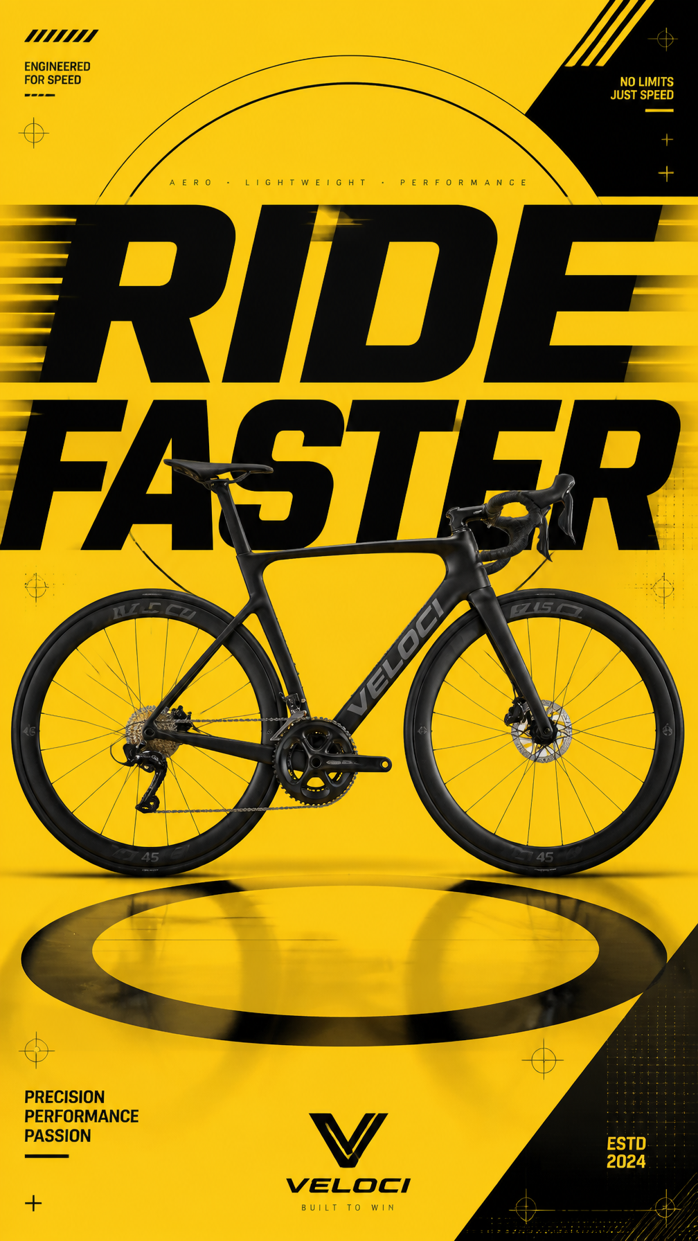 A premium commercial fitness advertising poster.Central Subj