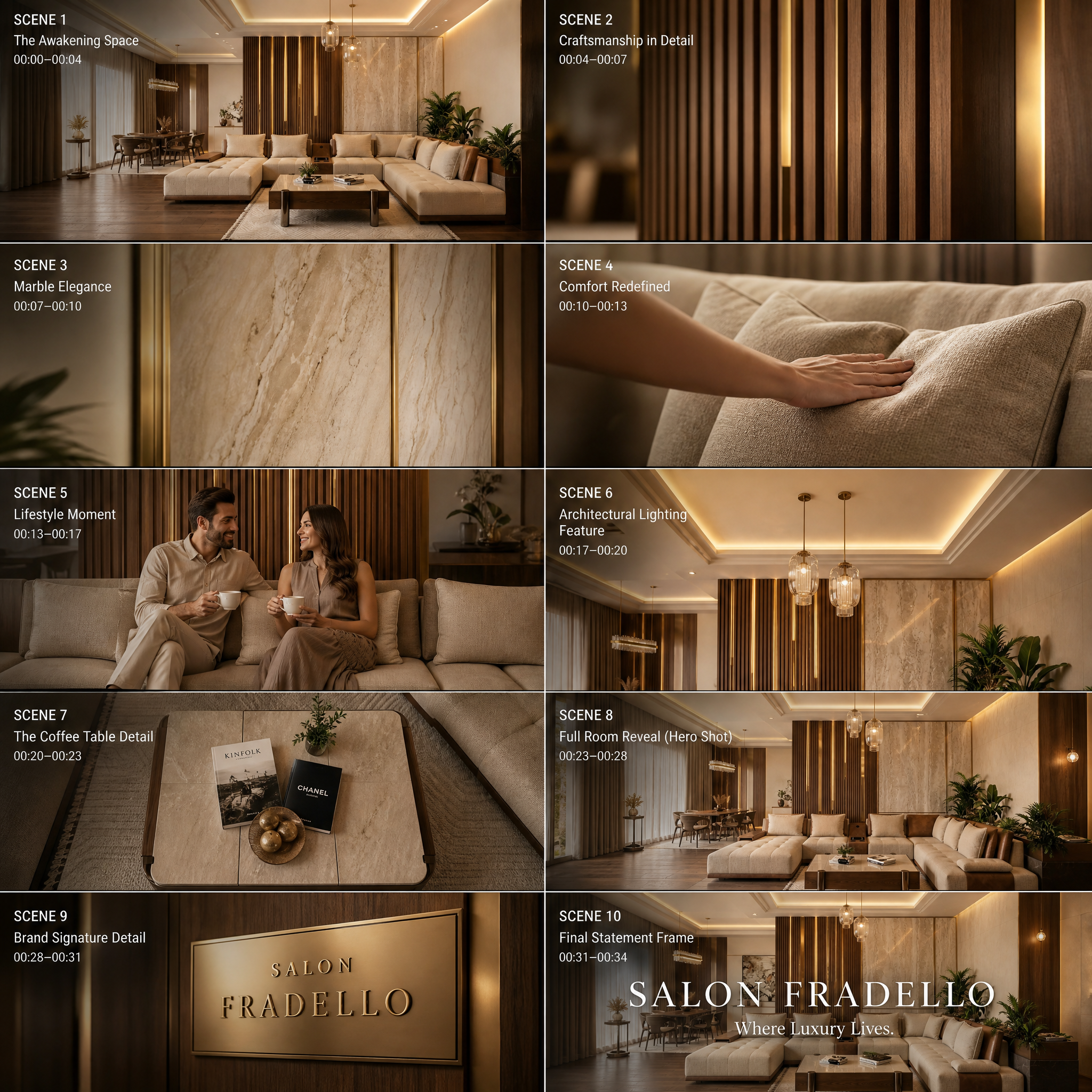 Premium Commercial StoryboardSalon Fradello – “Where Luxury 
