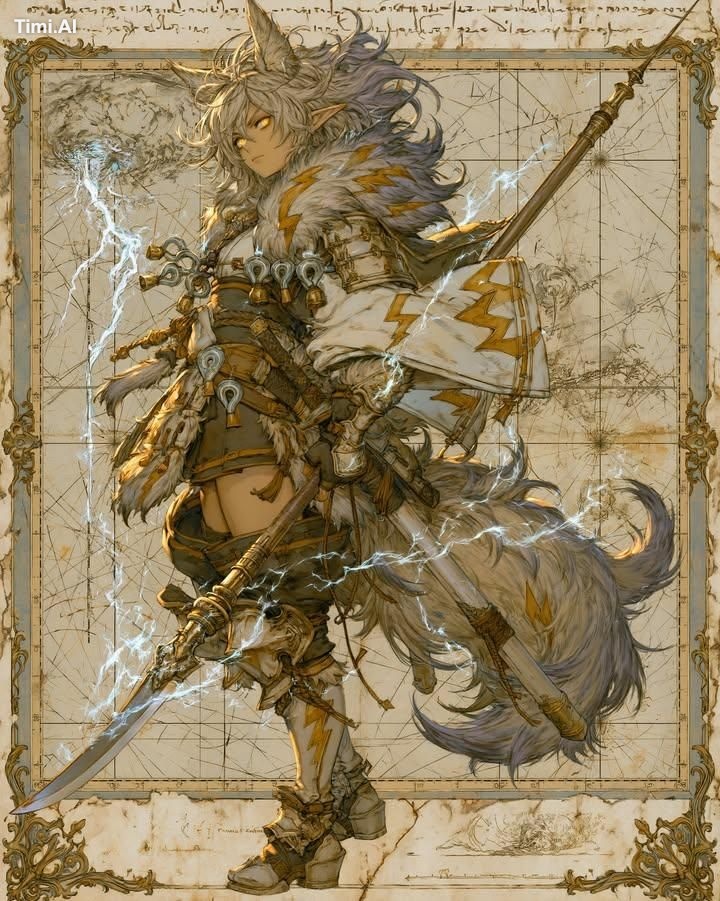 Masterpiece, ultra-detailed fantasy anime character concept