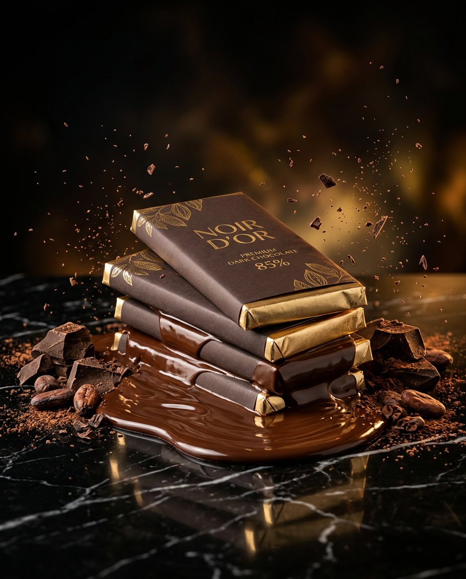 Ultra-realistic luxury commercial product photography of pre