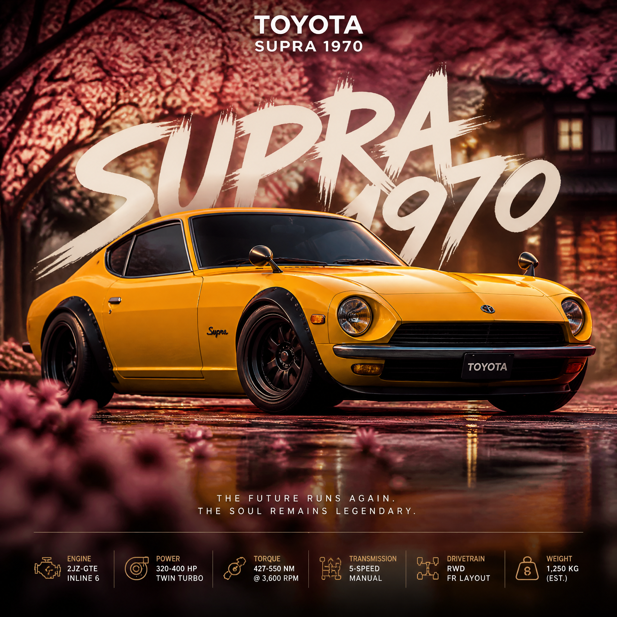 Create an ultra-premium cinematic automotive poster artwork