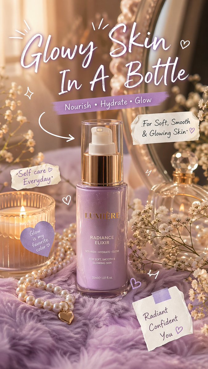 Luxury aesthetic skincare advertisement,soft pastel backgrou