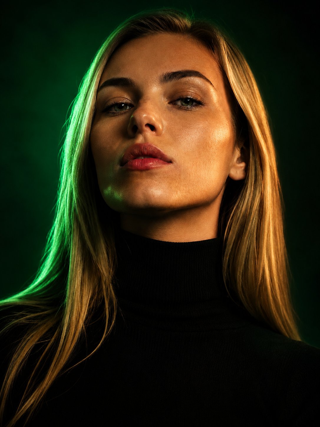 Transform the uploaded photo into a premium cinematic studio