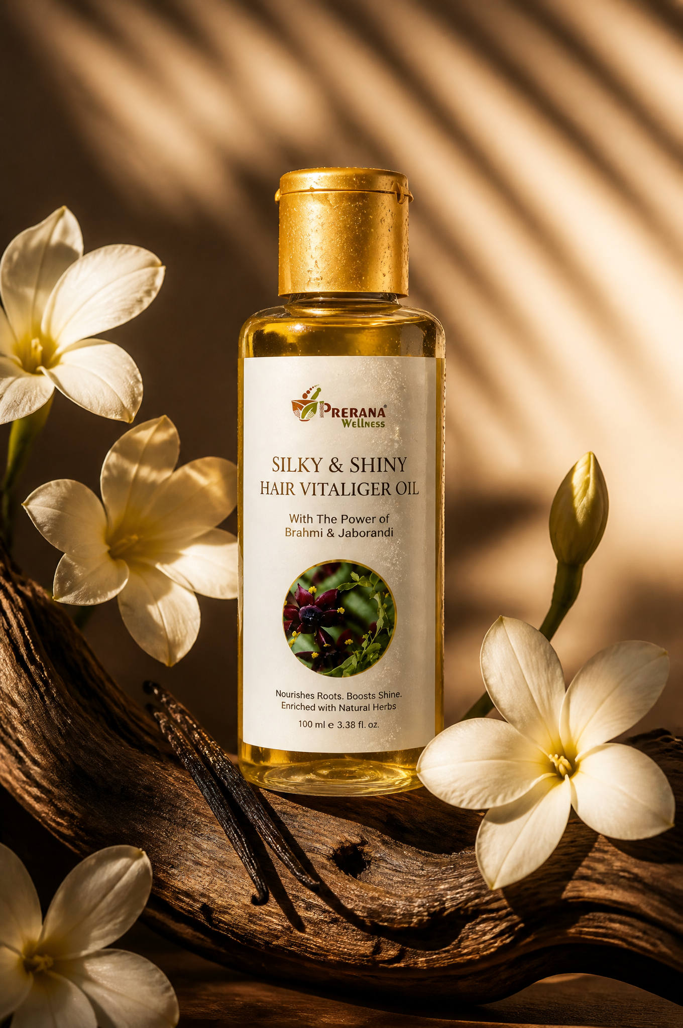 - Ultra-cinematic luxury haircare product photography of a t