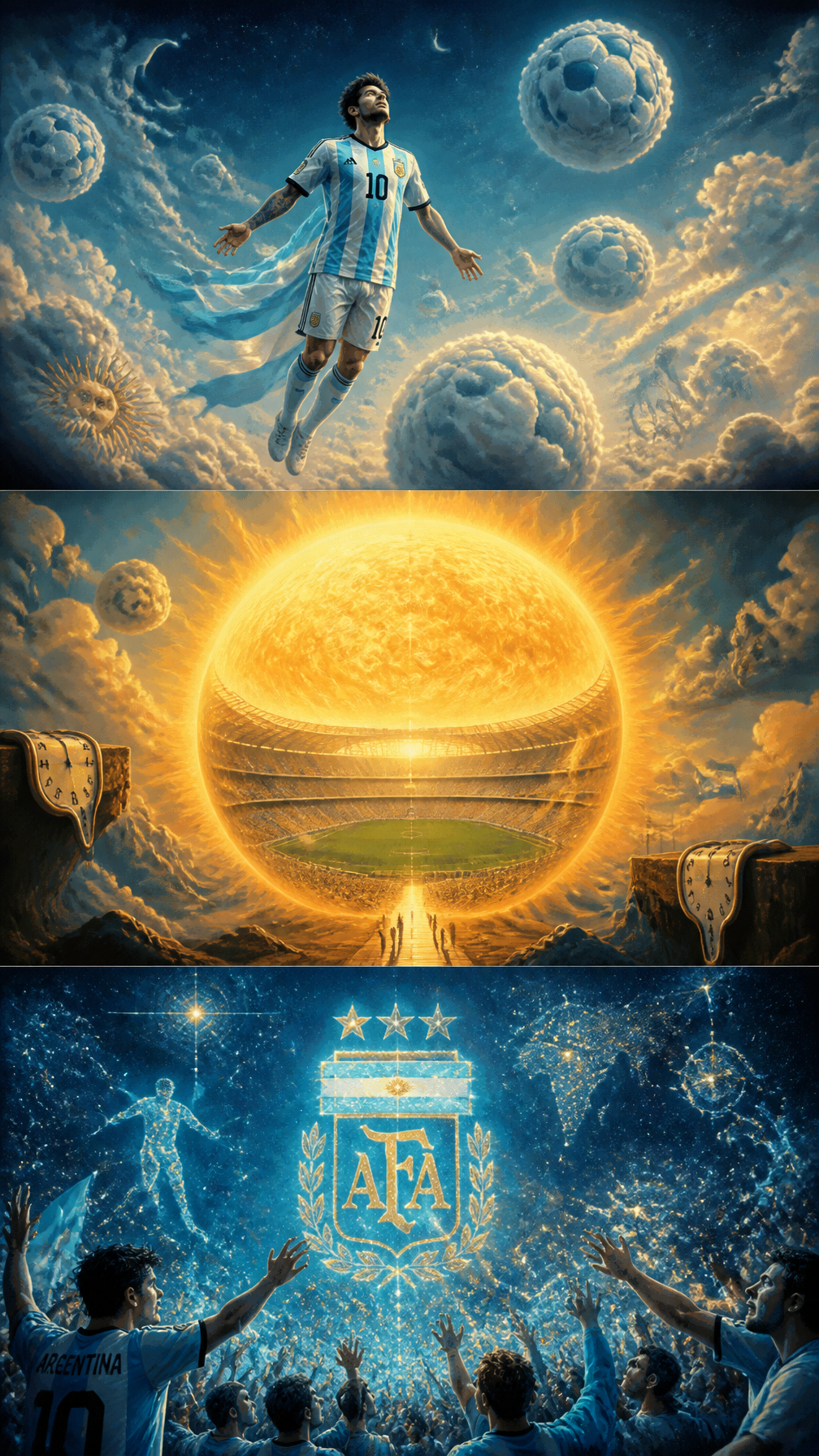 Argentina – Dreamlike Surrealism Style
Vertical 9:16 collage