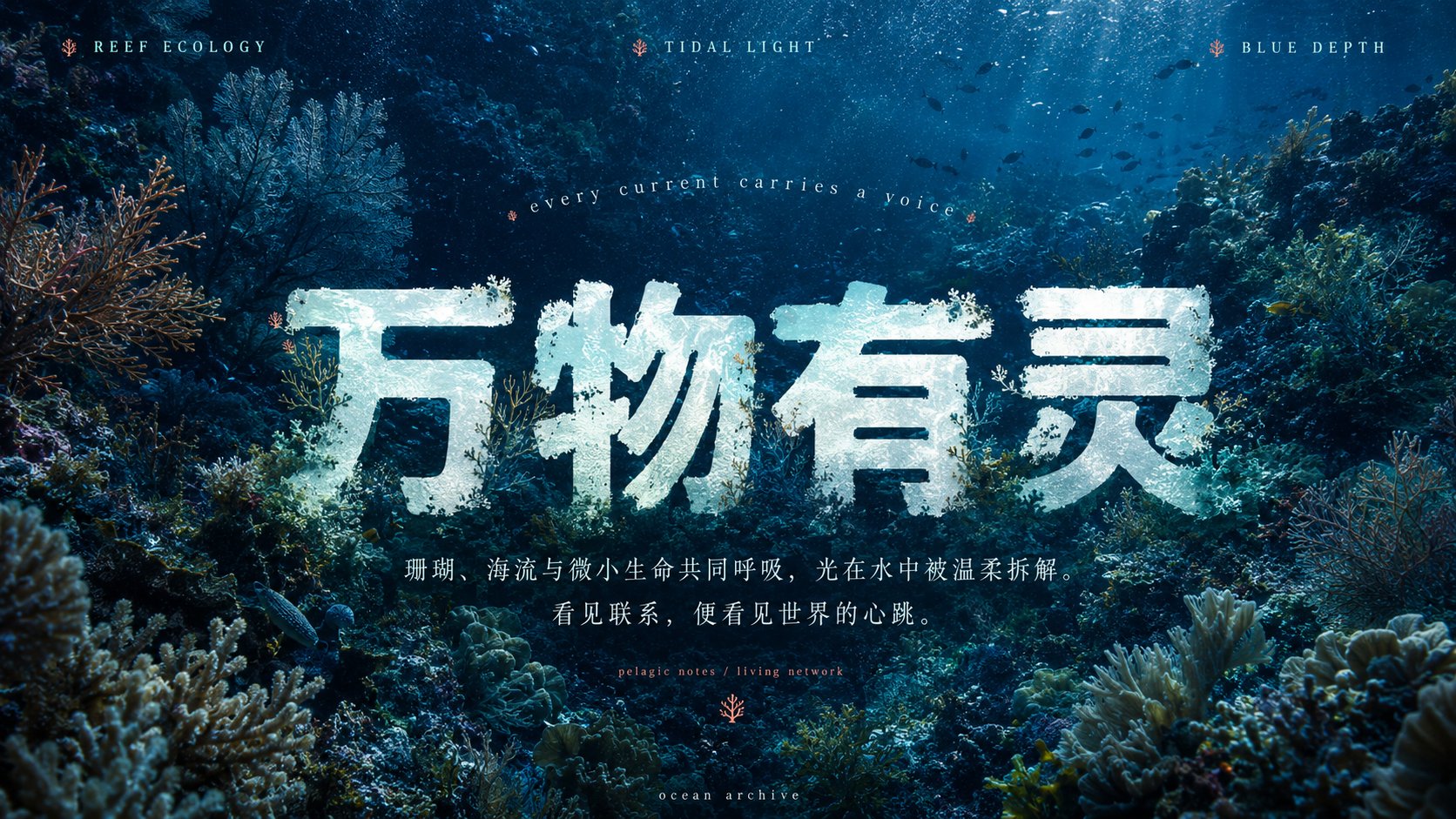 围绕任意主题对象生成一张具有密集自然肌理与文字融合机制的视觉作品:主题自身的材质、环境或文化符号铺满整个画面,形成近距离