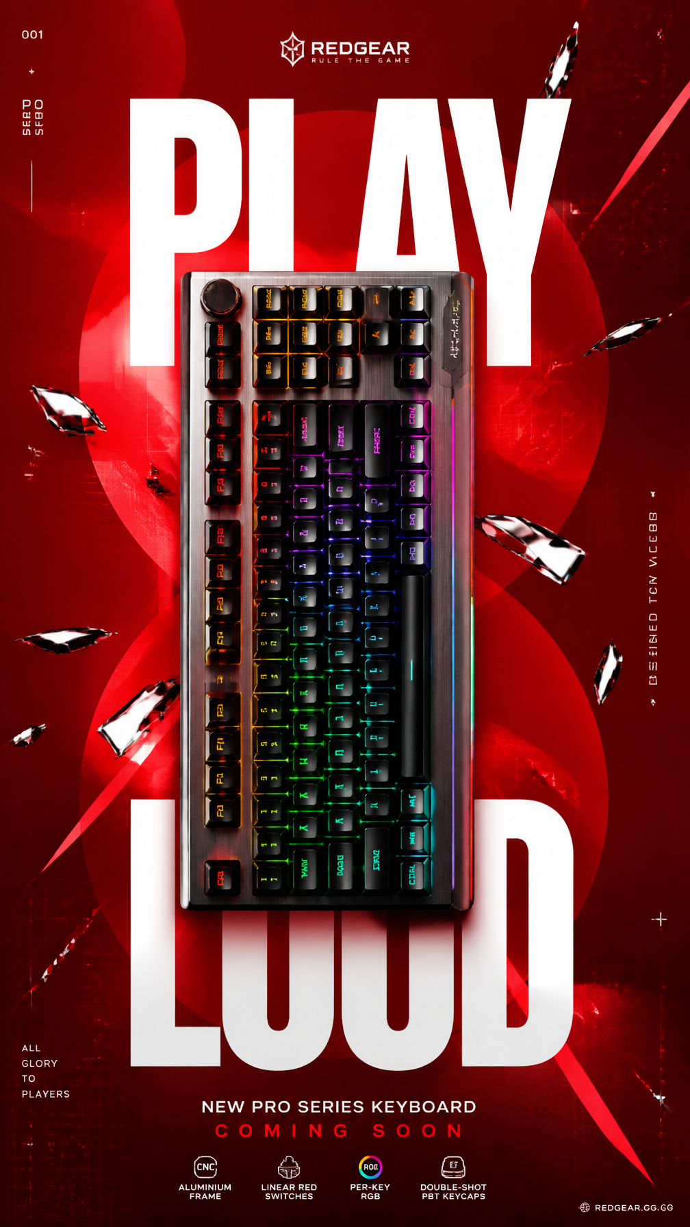A premium commercial advertising poster for a luxury gaming 