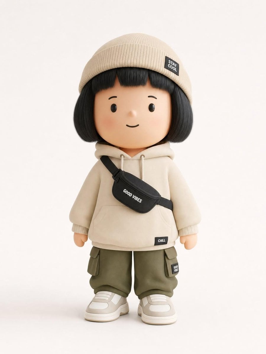 Generate a designer art toy / collectible figurine designed 