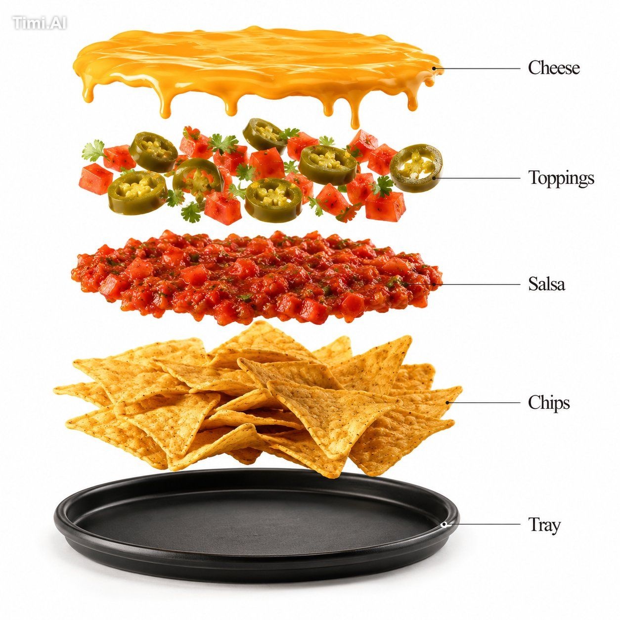 Create a hyper-realistic exploded vertical infographic compo
