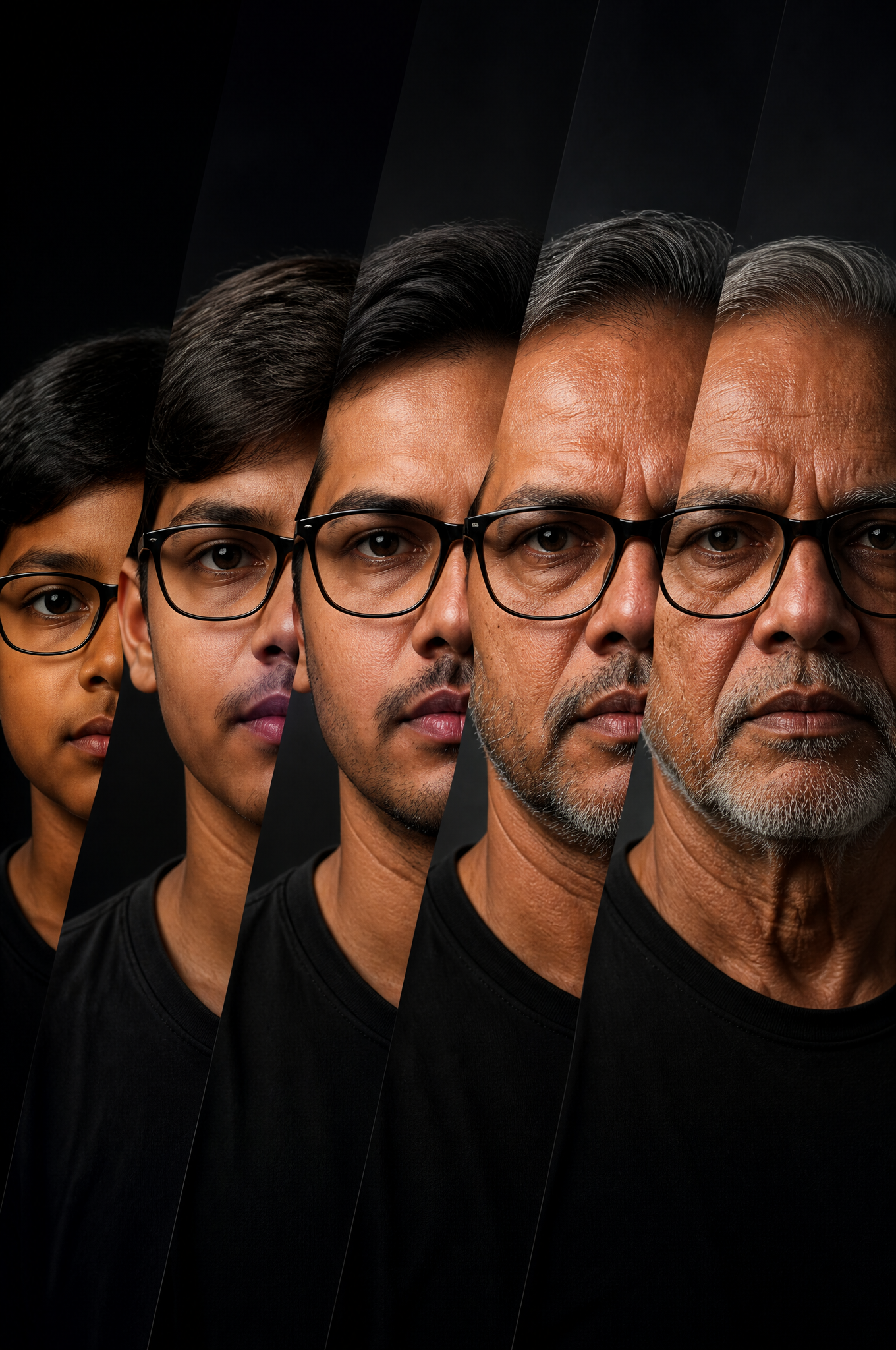 Ultra-realistic cinematic portrait, same composition as refe