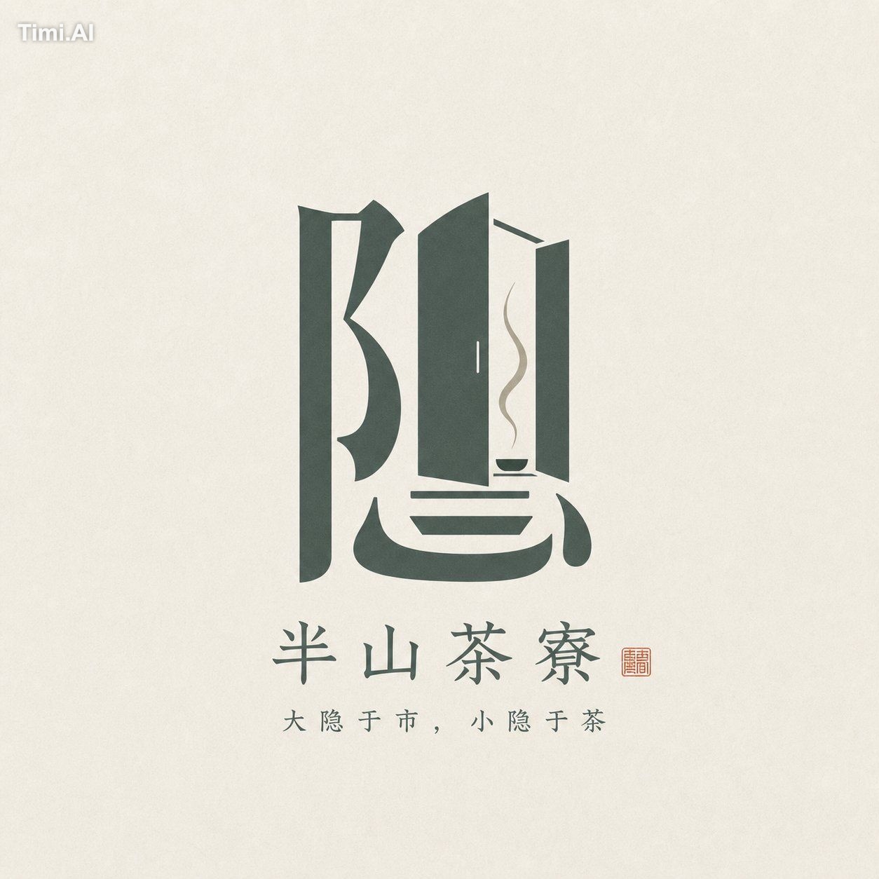 请根据用户输入的【主题】【品牌名】【风格方向】【主色调】【画幅比例】,创作一张高完成度的「汉字意象徽记 / Hanzi