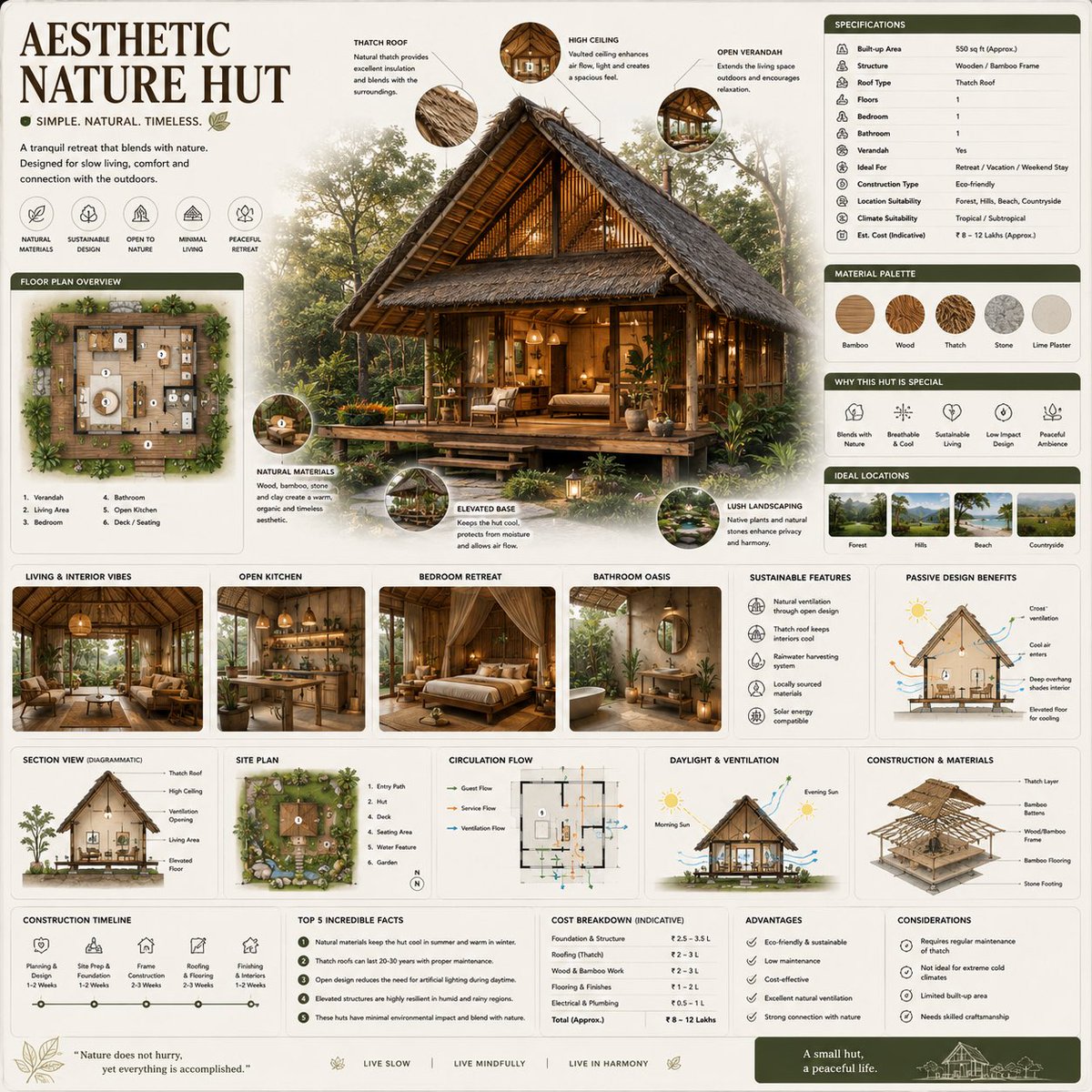 Create a premium square reference-style architectural infogr