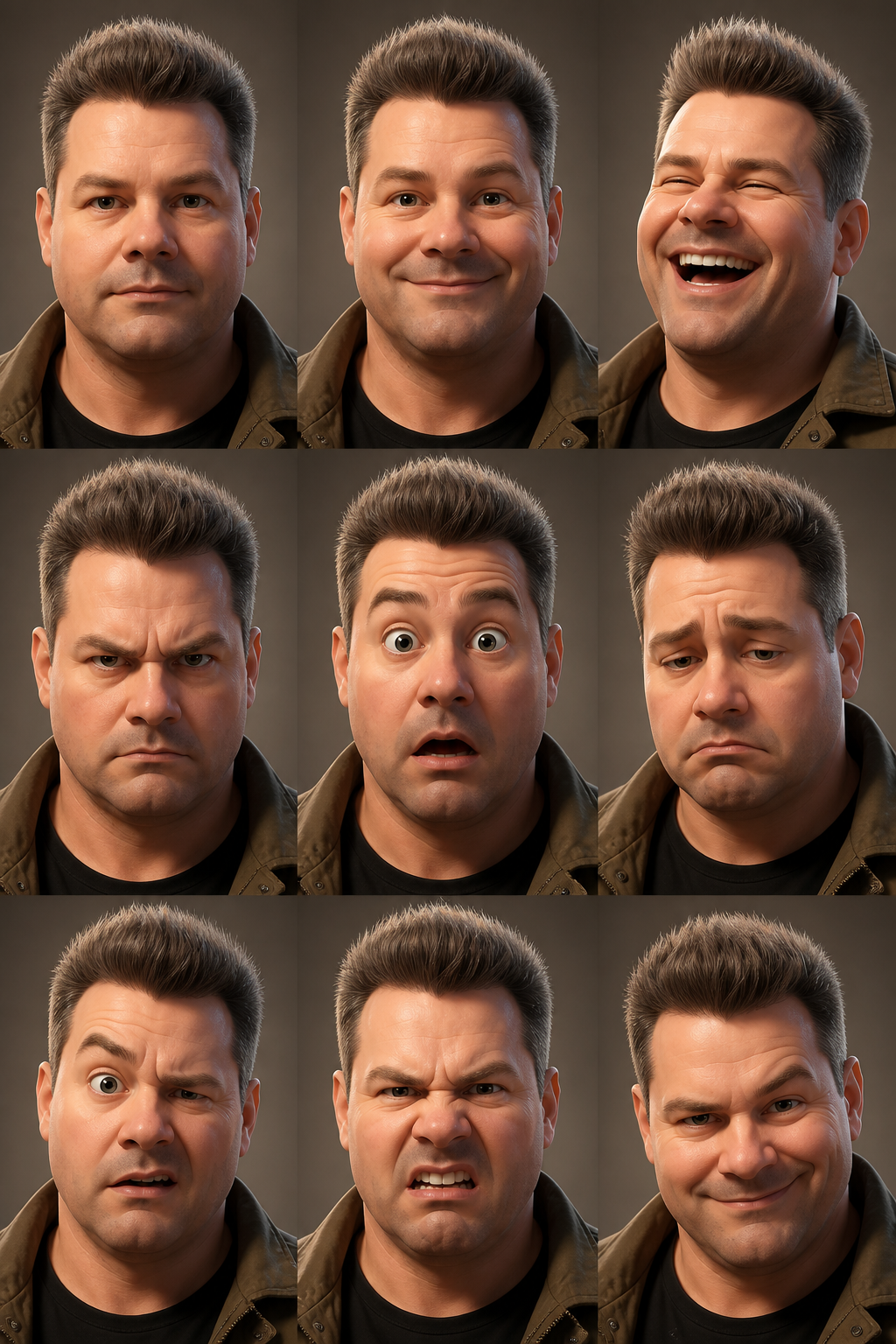 Create a stylized cinematic 3D animated character inspired b