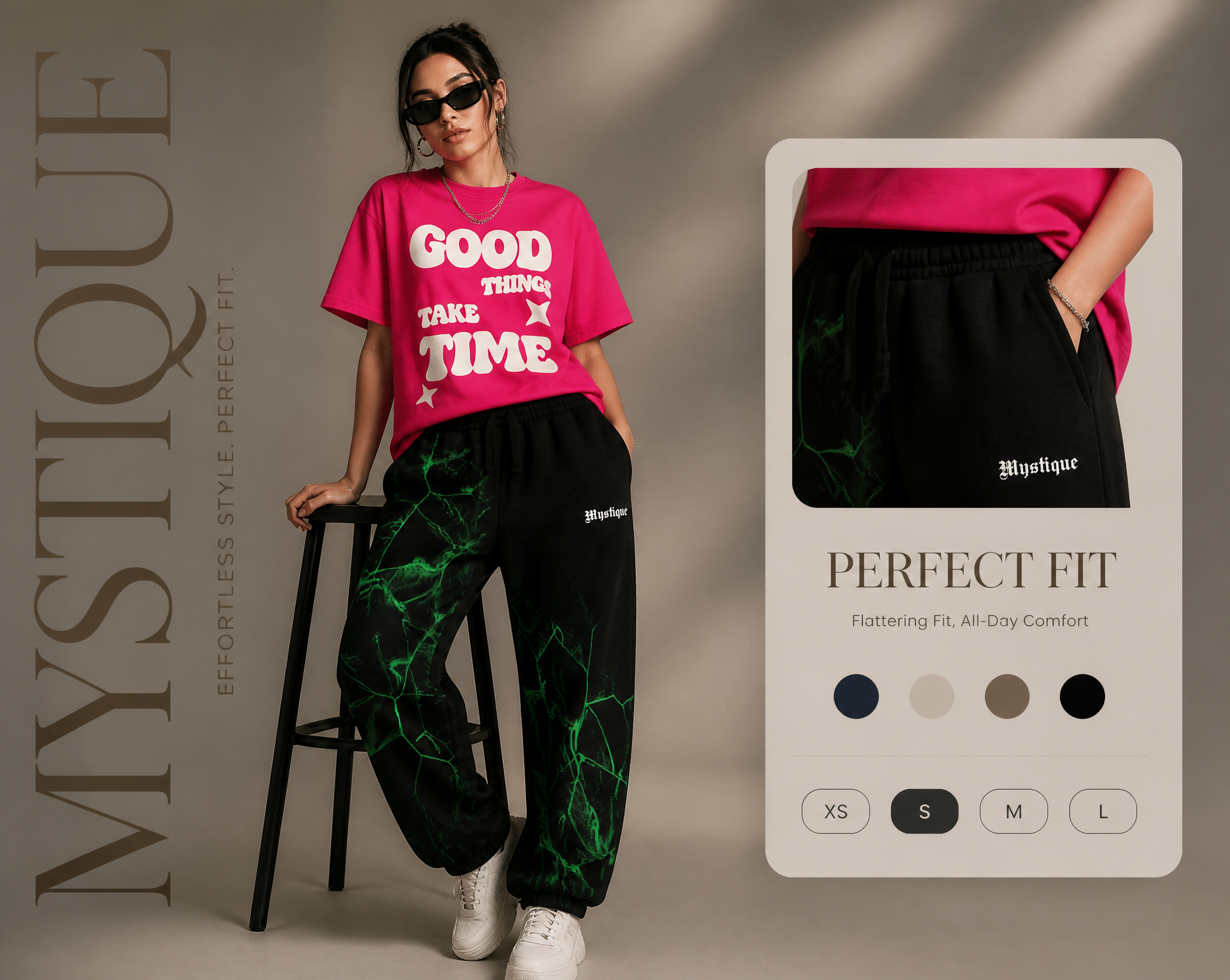 Luxury fashion advertisement poster, ultra-premium editorial