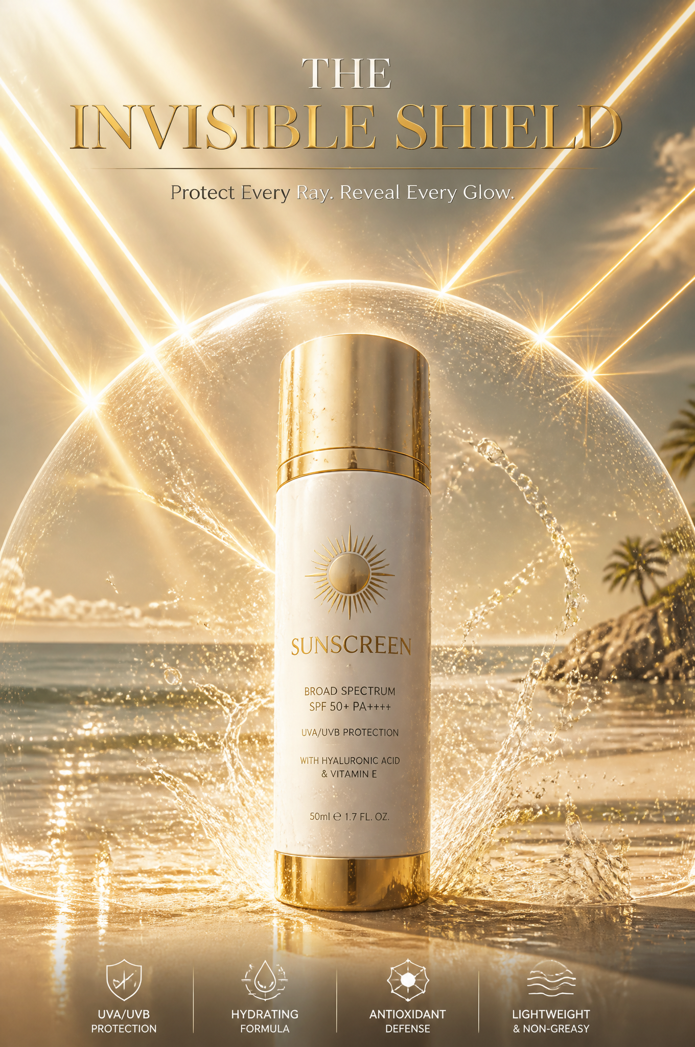 SUNSCREEN AD, “{argument name="headline" default="THE INVISI