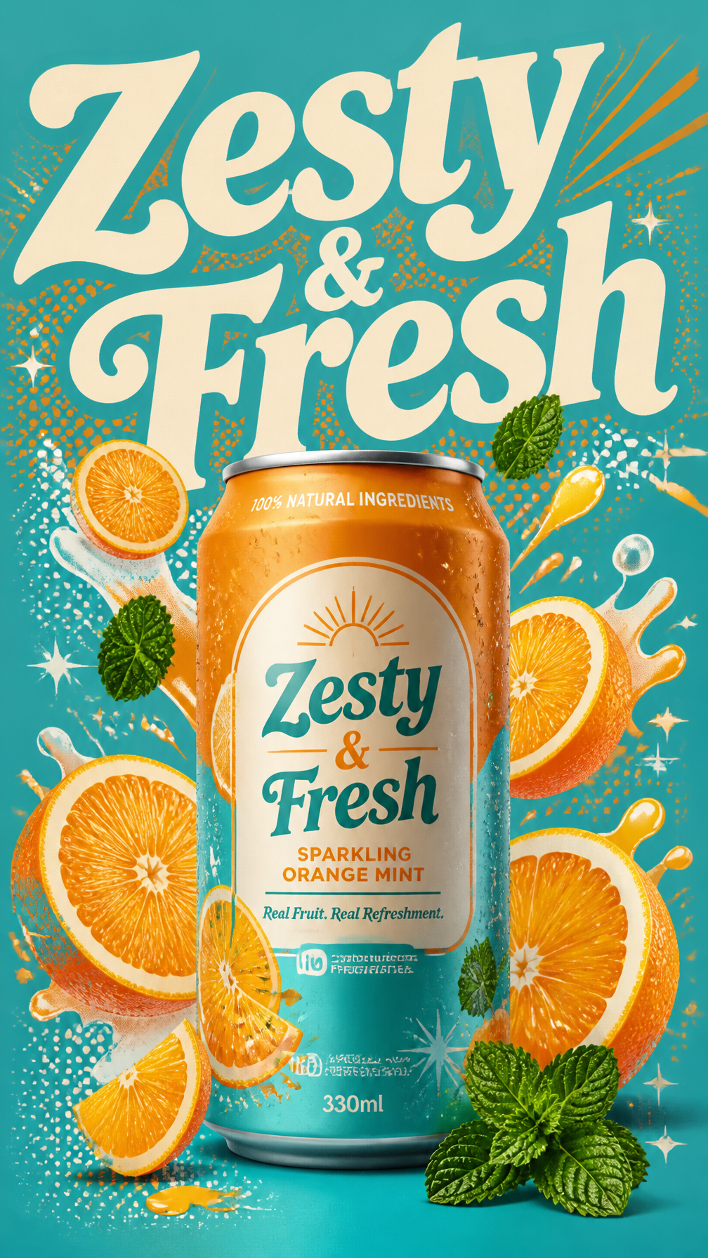 RETRO POP-ART BEVERAGE COLLAGE SYSTEM

A premium commercial 