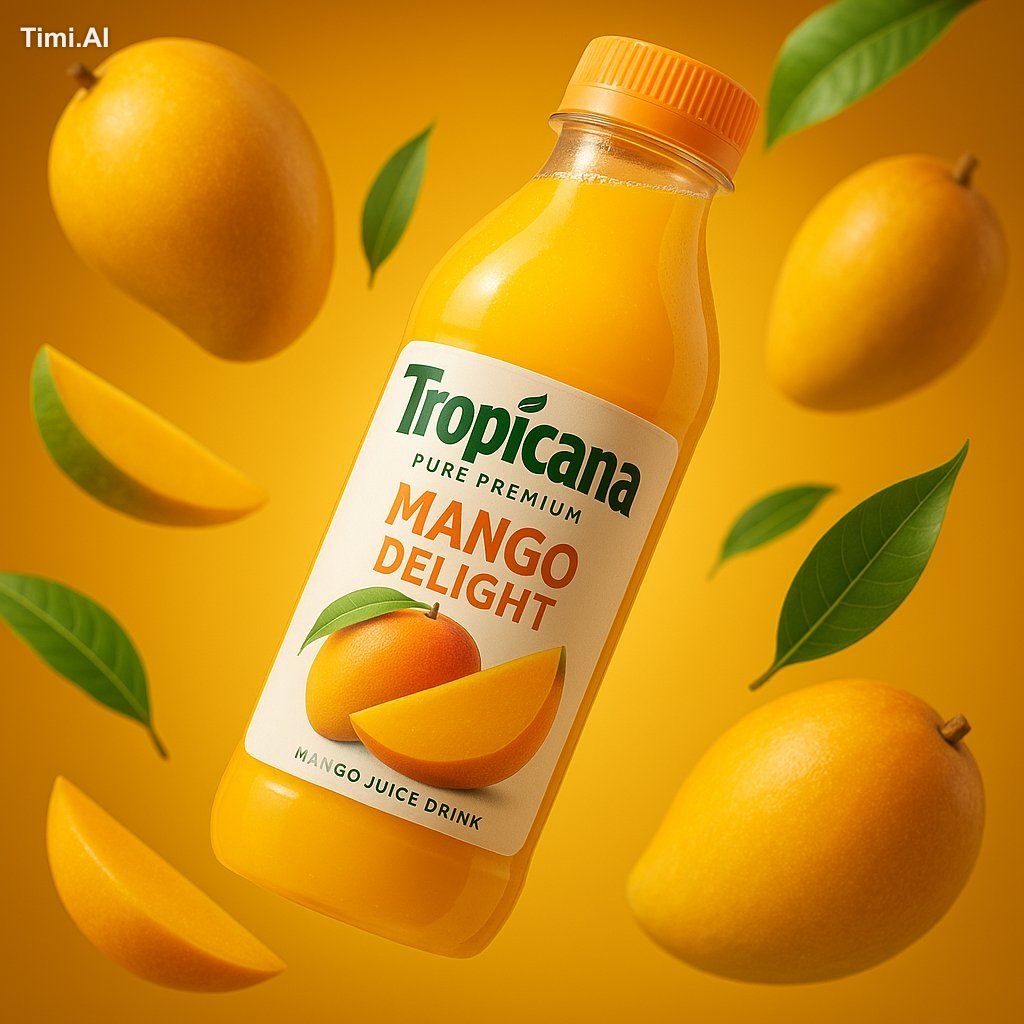 AI product photography for Tropicana Mango Juice
Created wi