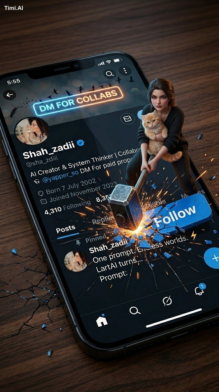 Ultra-realistic cinematic social media promo artwork of the