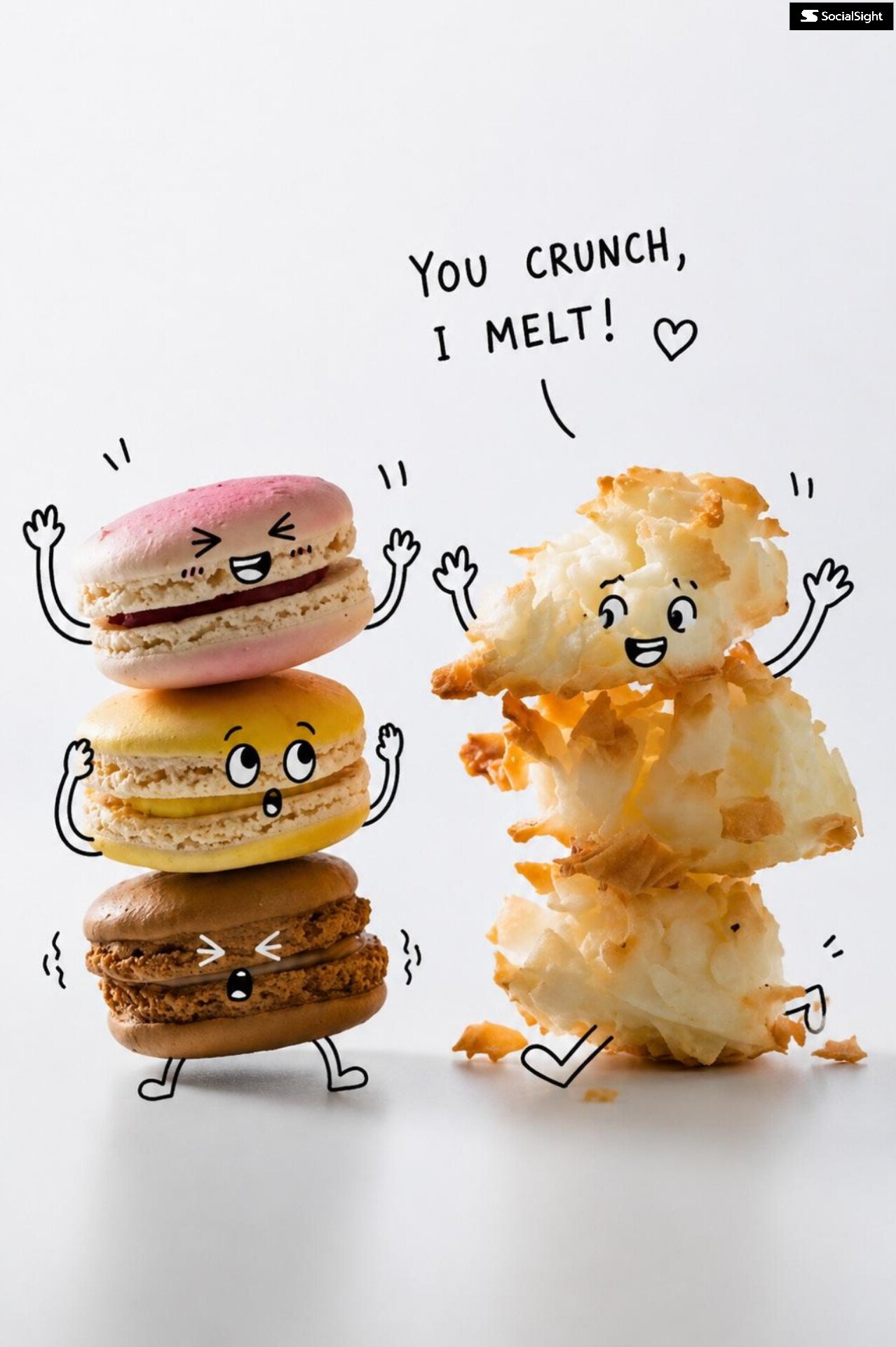 Take this product photo and add a playful hand-drawn doodle