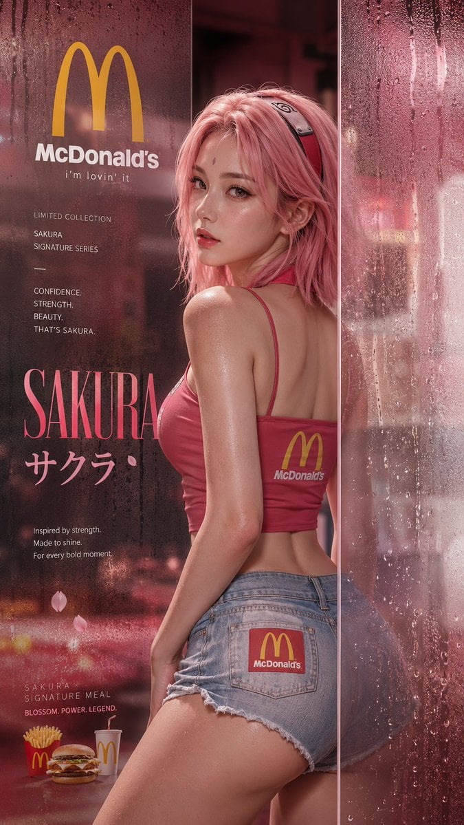 比例：9:16
主题：品牌宣发海报大片：美女站在两块半透明磨砂玻璃中间（注意：是玻璃，不是玻璃门，不要带门把手），身穿携