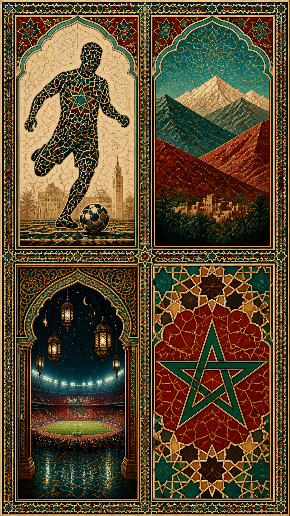 Morocco – Ornamental Islamic Geometric Art Style
Vertical 9: