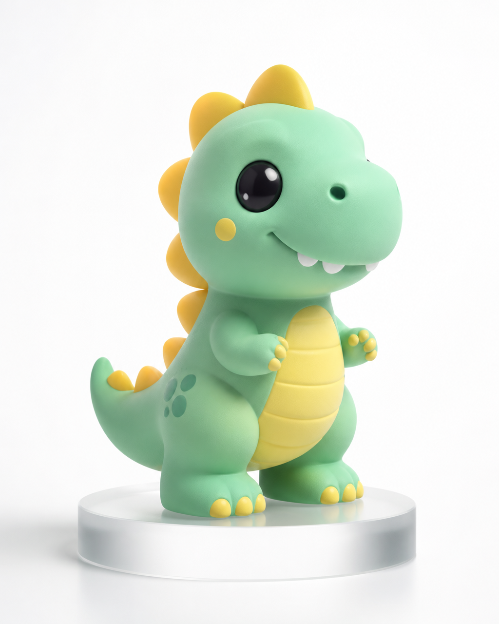 A premium commercial 3D character design of a stylized, frie