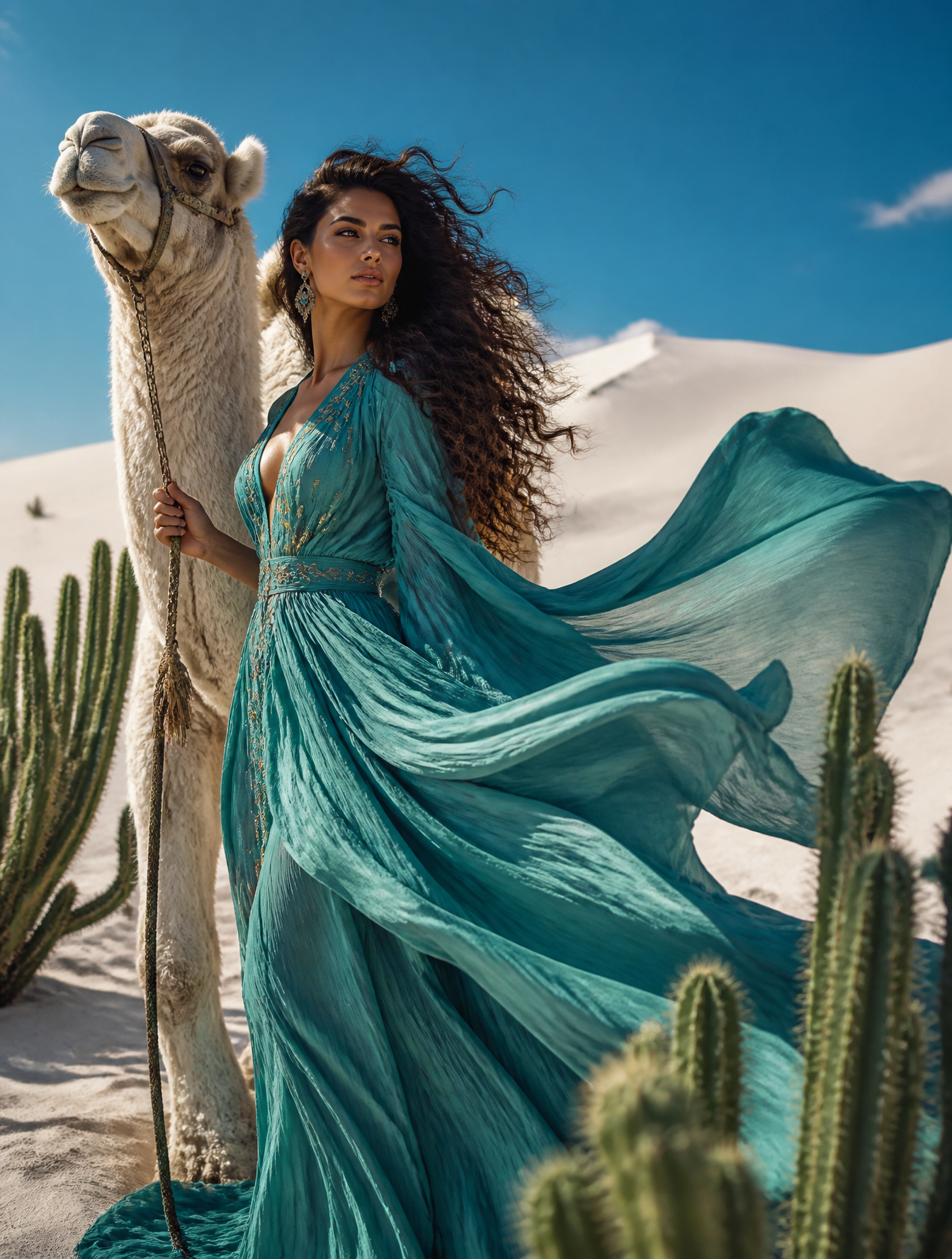Cinematic high-fashion editorial photography, ultra-realisti