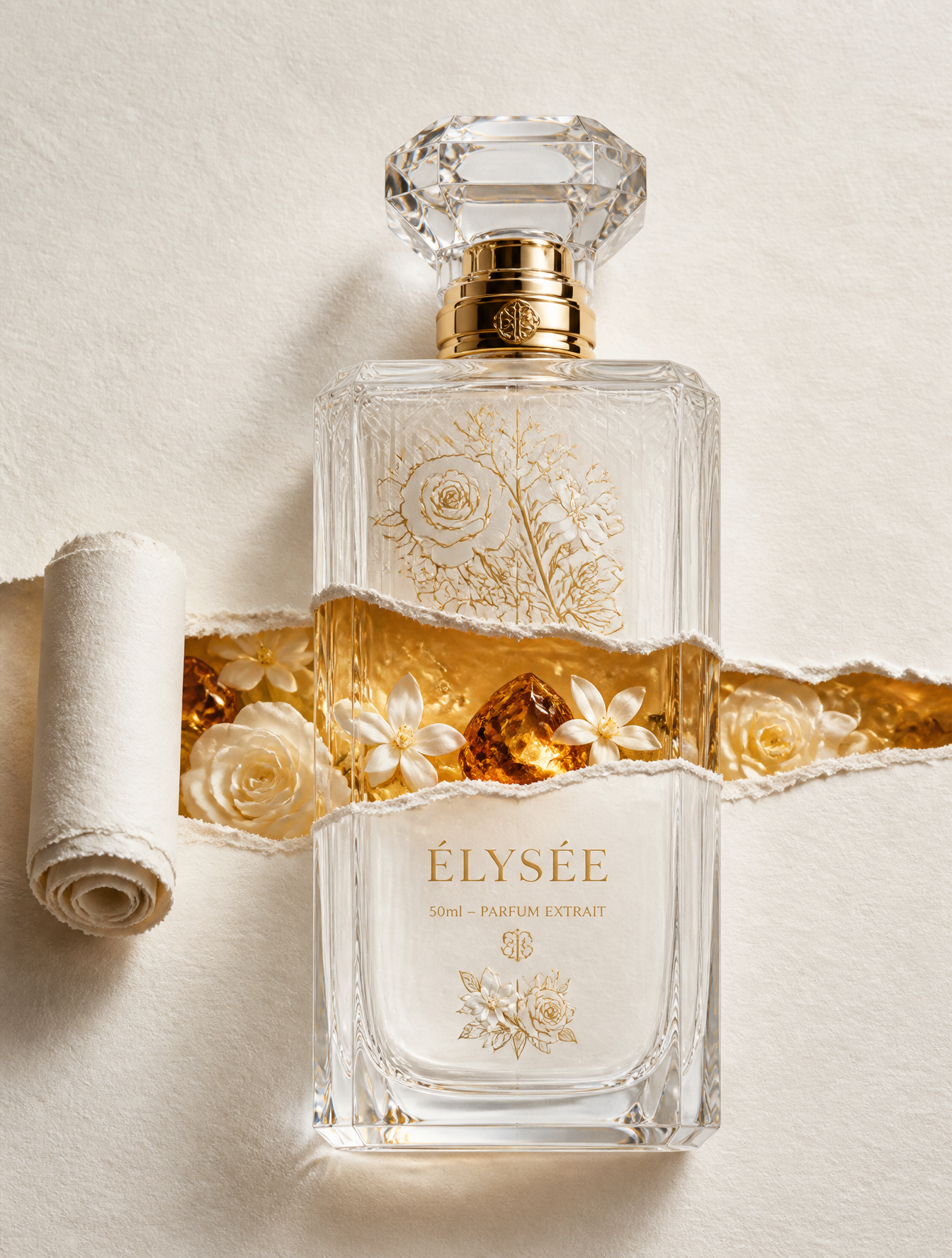 A photorealistic, highly detailed luxury commercial product