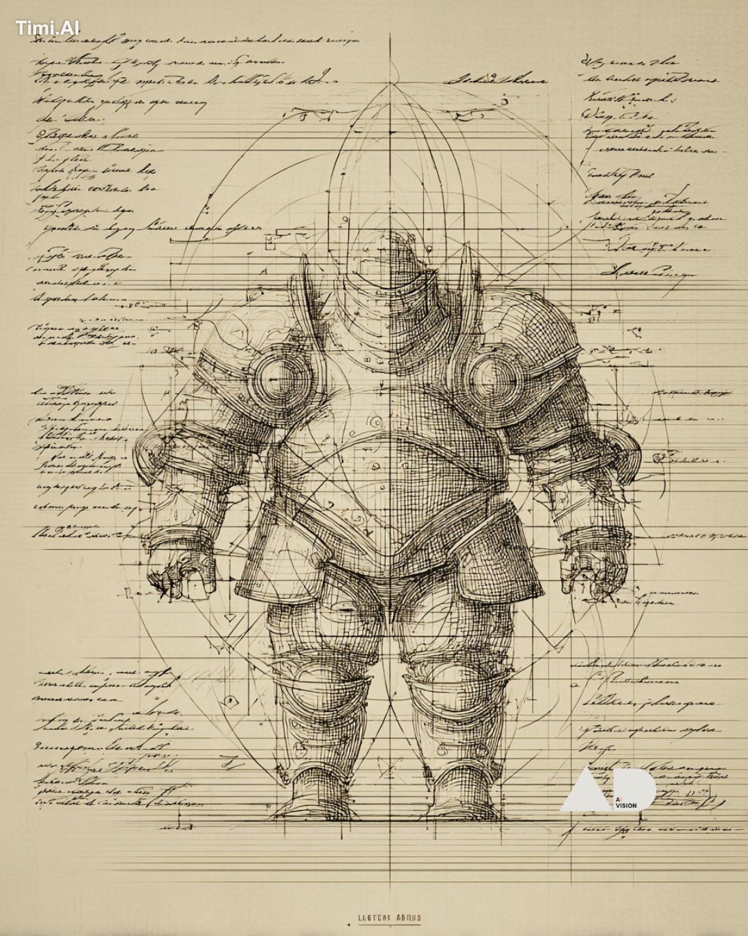 Leonardo Da Vinci Manuscript 🧠
Midjourney parameters: --ch