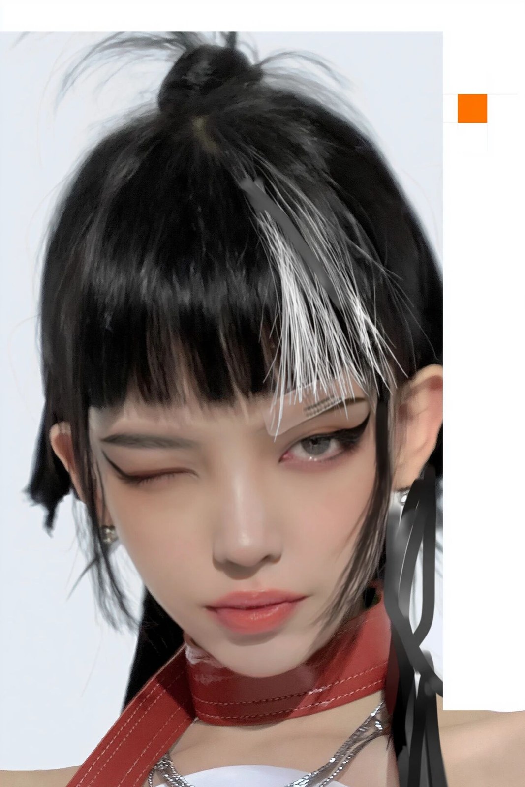https://s.mj.run/TduQAOzwipc a woman with black hair styled