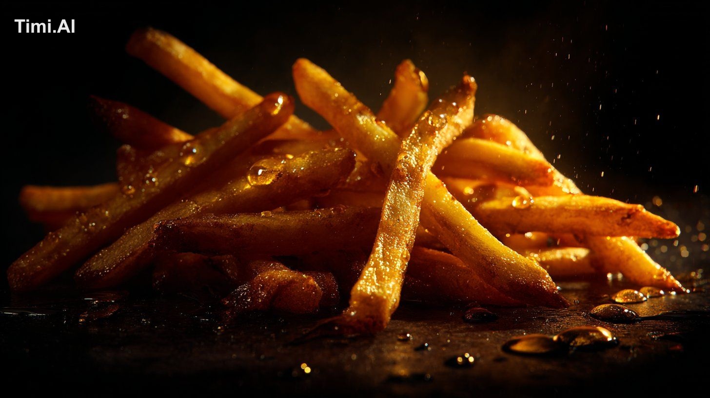 French Fries AI images in different styles
Created with Mid