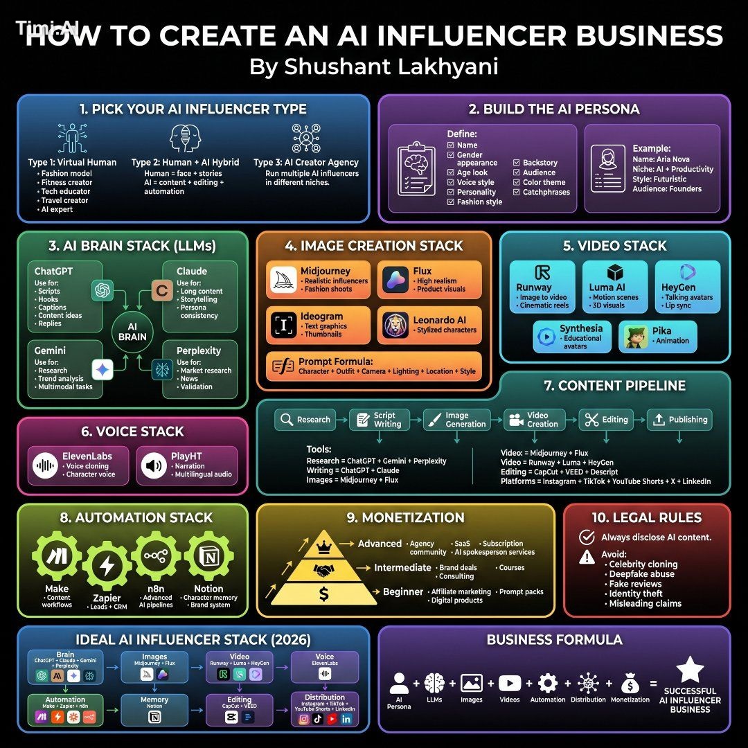 I'm shocked most people still don't know AI influencers can