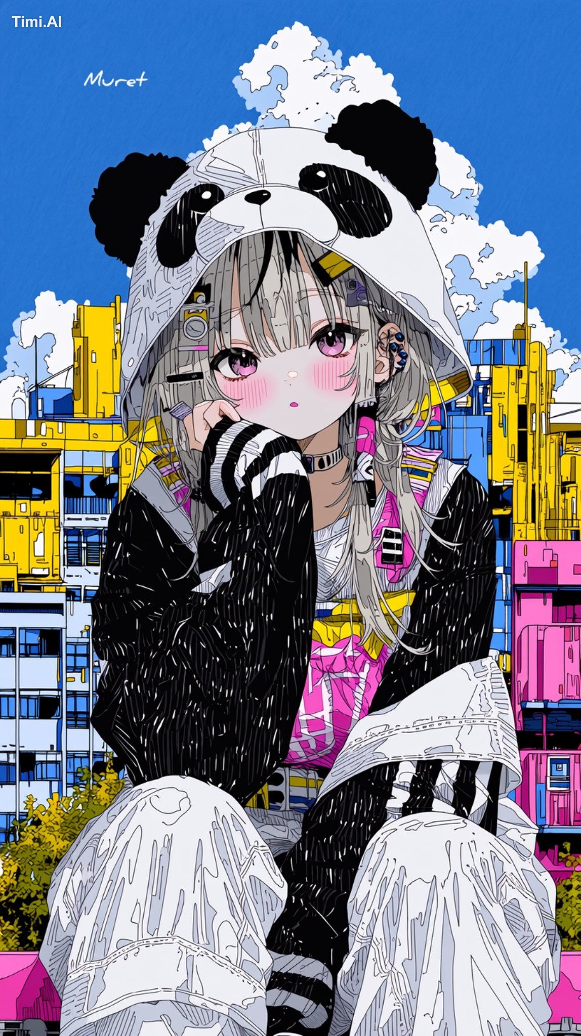 🔖srefコード
--sref 1603619082

キッチュ・パステル・パンダ🐼
srefチャレンジ☁️
#mu