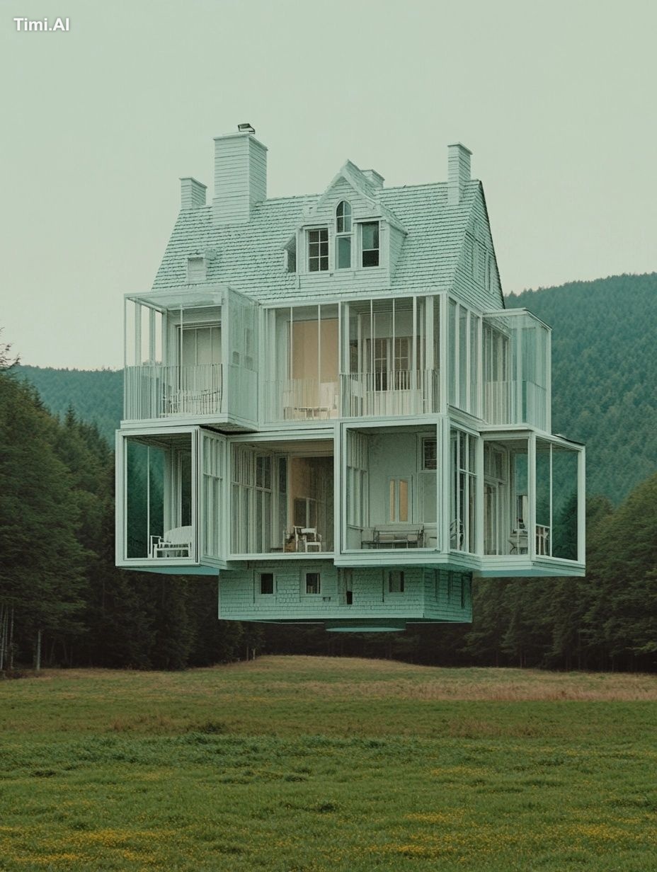 "She lives in this house over there
Has her world outside it