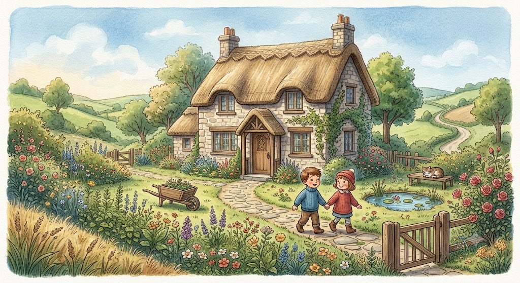 Create enchanting cinematic storybook illustrations with a s