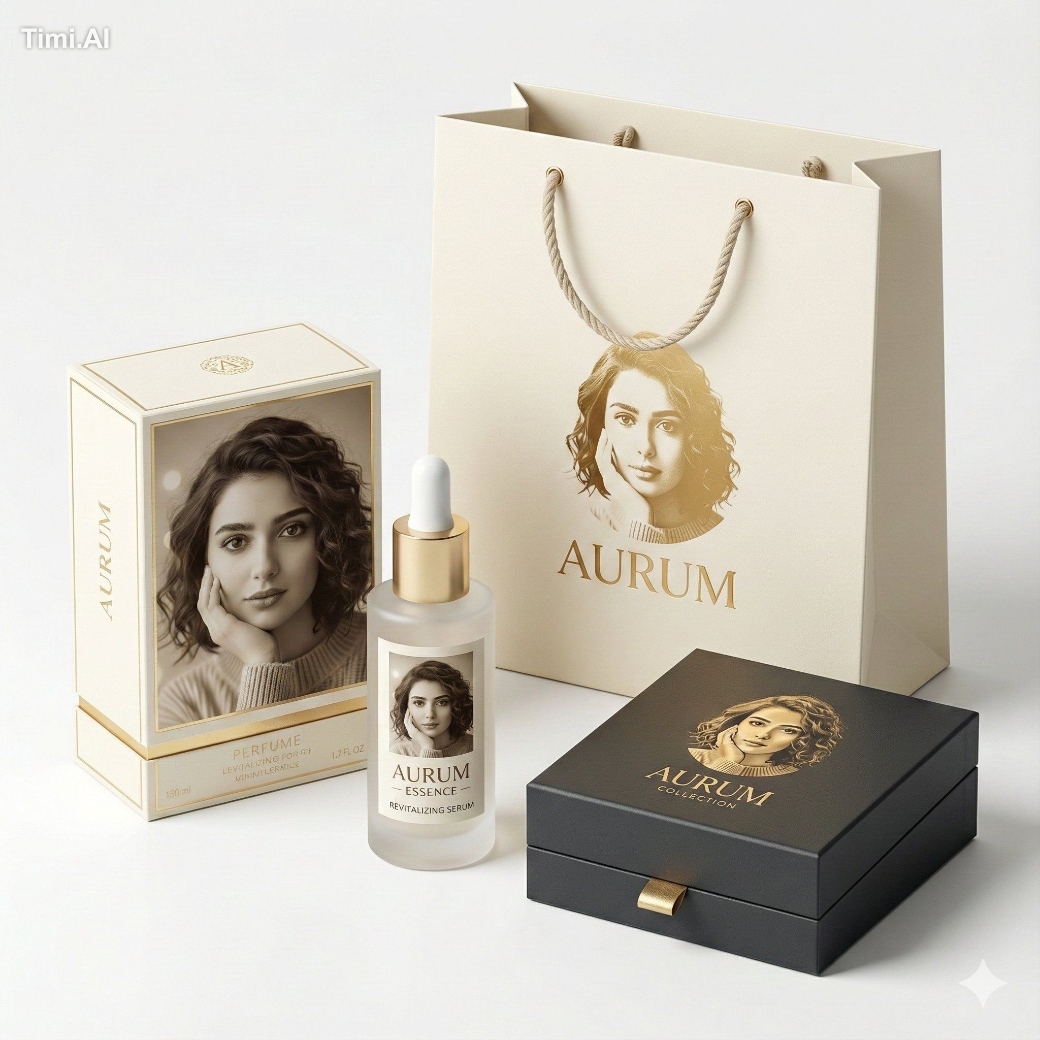 “A luxury skincare and perfume product mockup using the uplo