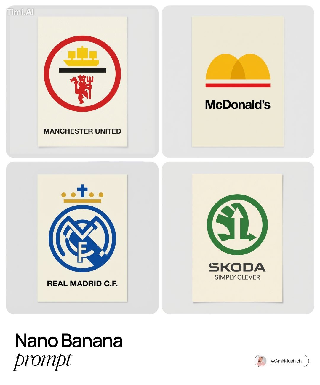 A clean, minimalist retro-modernist poster featuring a simpl