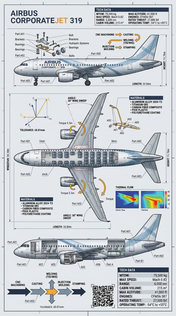 Industrial engineering-style infographic of an object (match