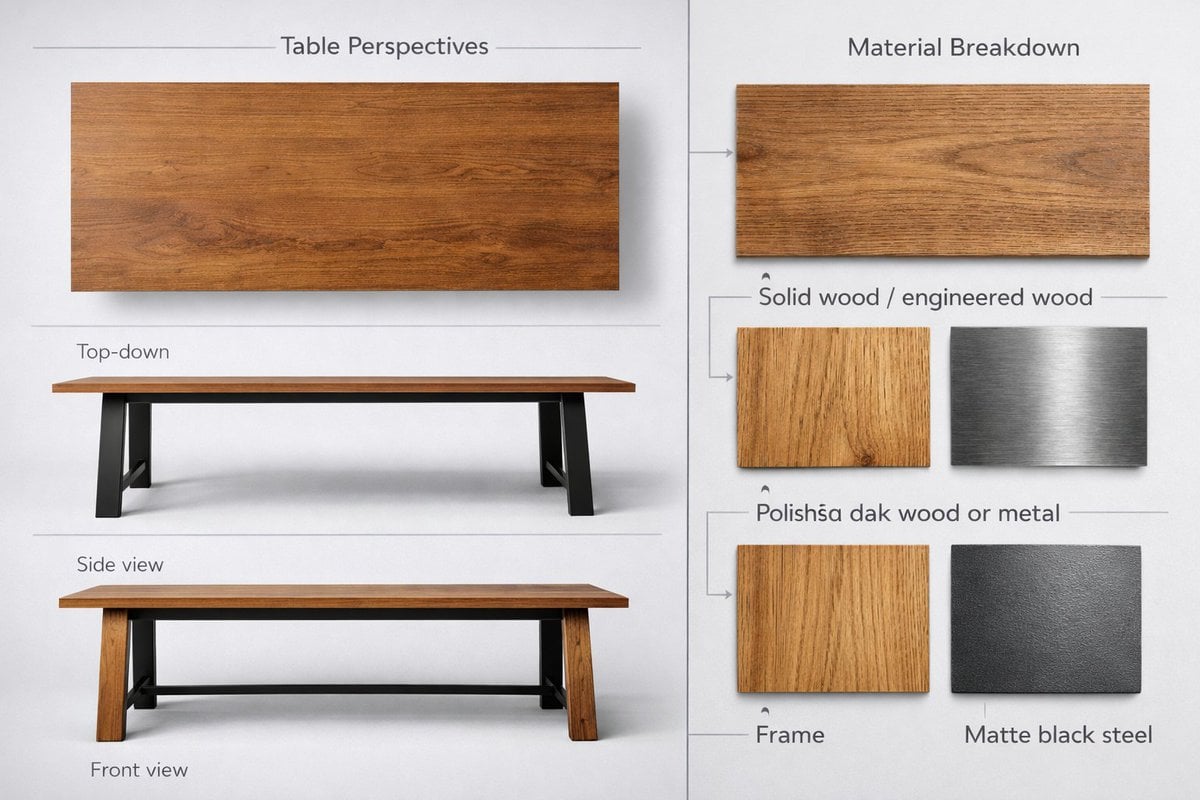 {
  "objective": "Create a detailed product showcase image o