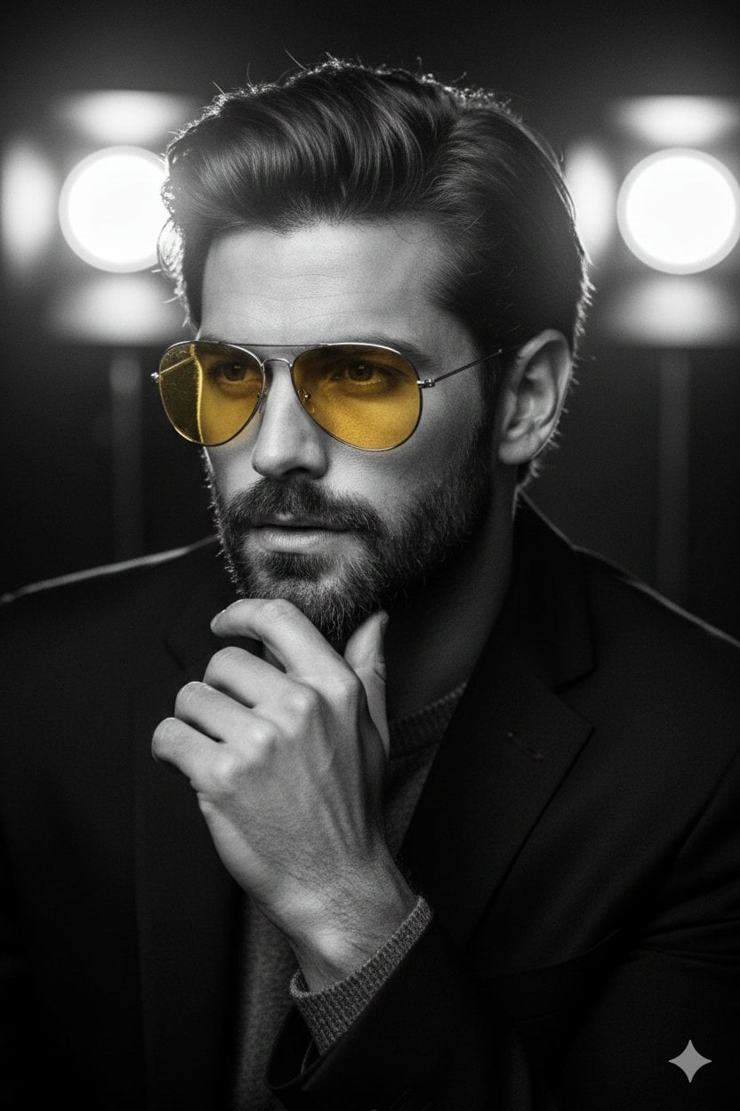 {
"Objective": "Create a dramatic black-and-white cinemati