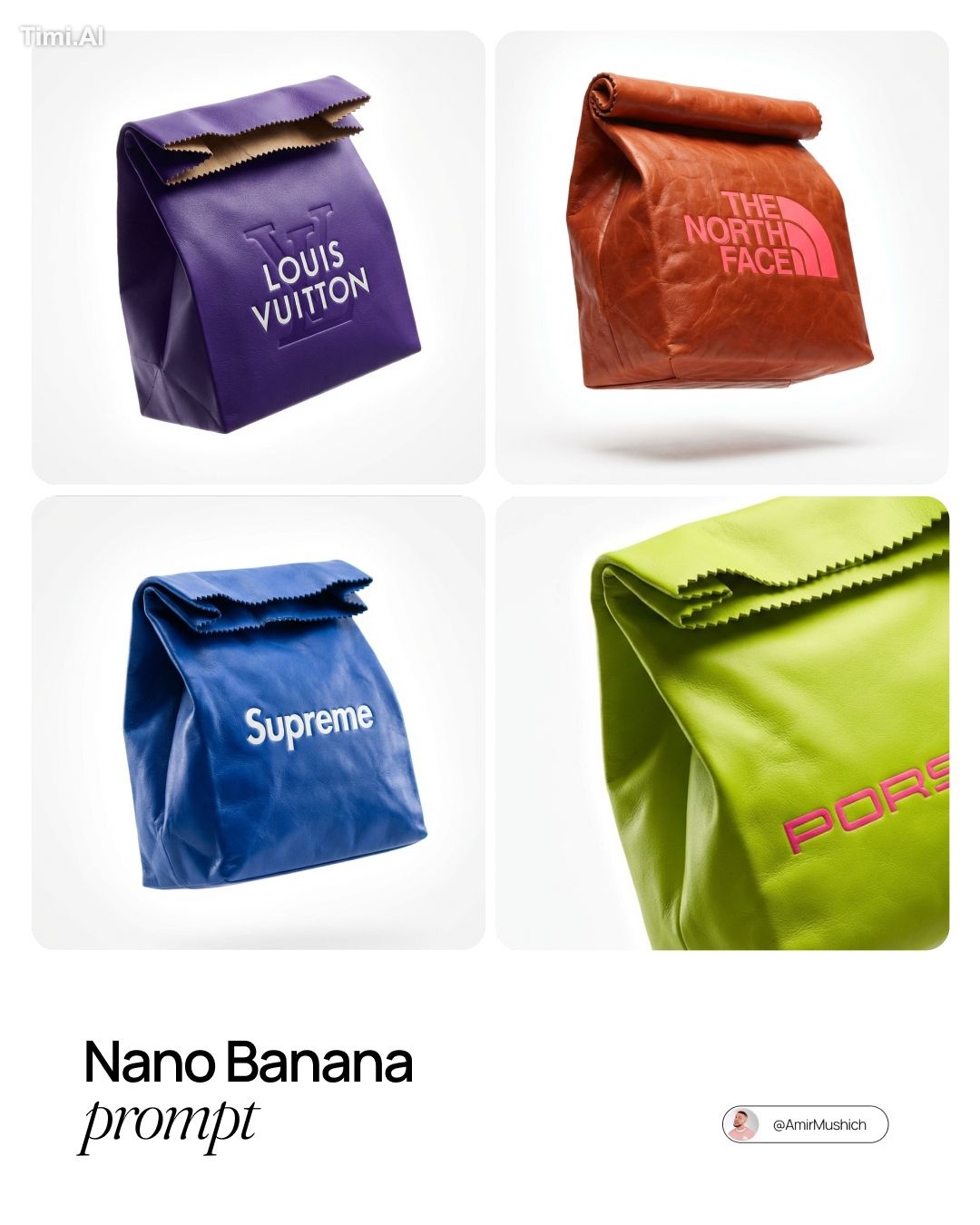 [BRAND NAME]. A high-end conceptual leather clutch designed 