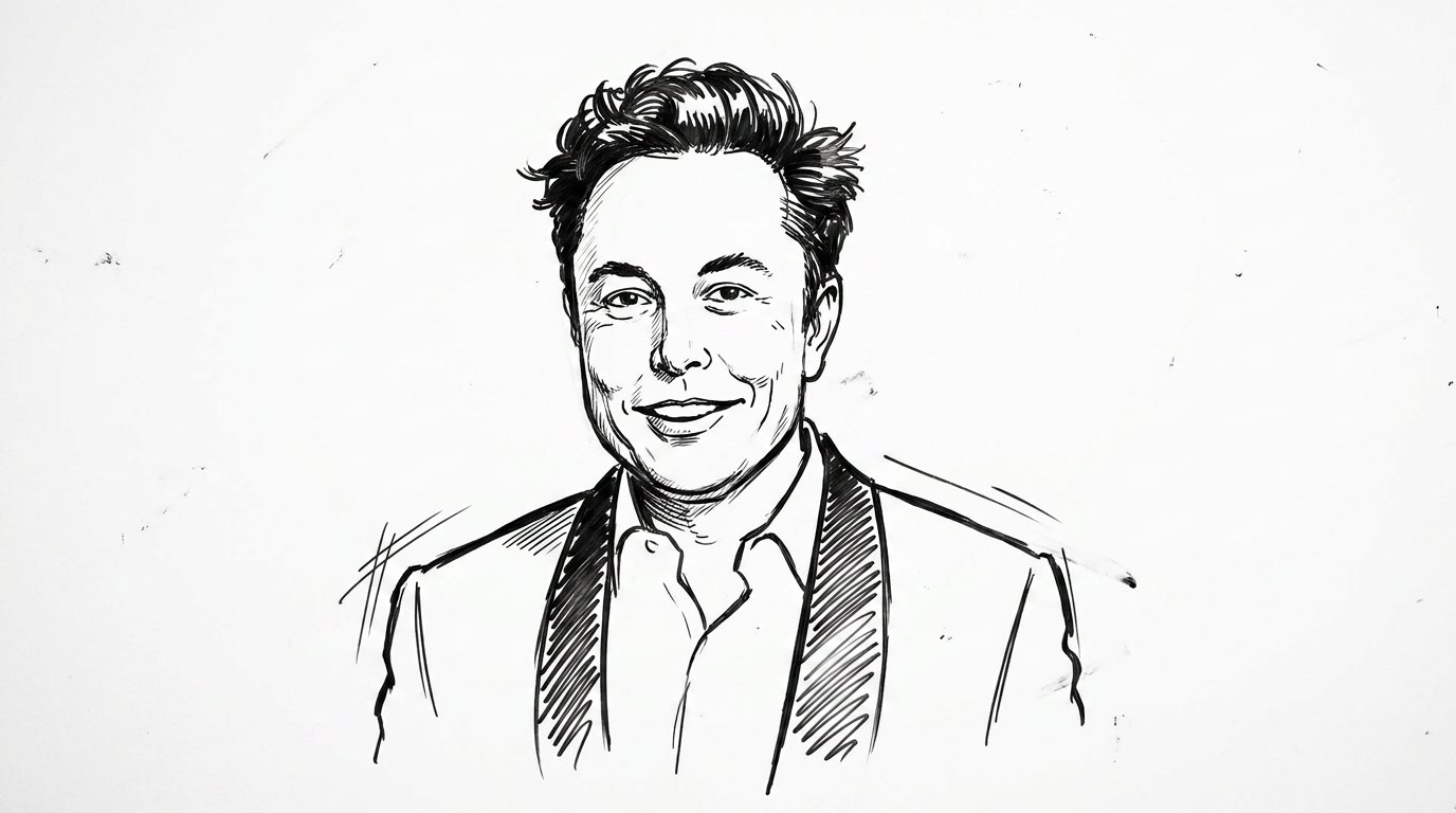 clean whiteboard animation style illustration of the person 