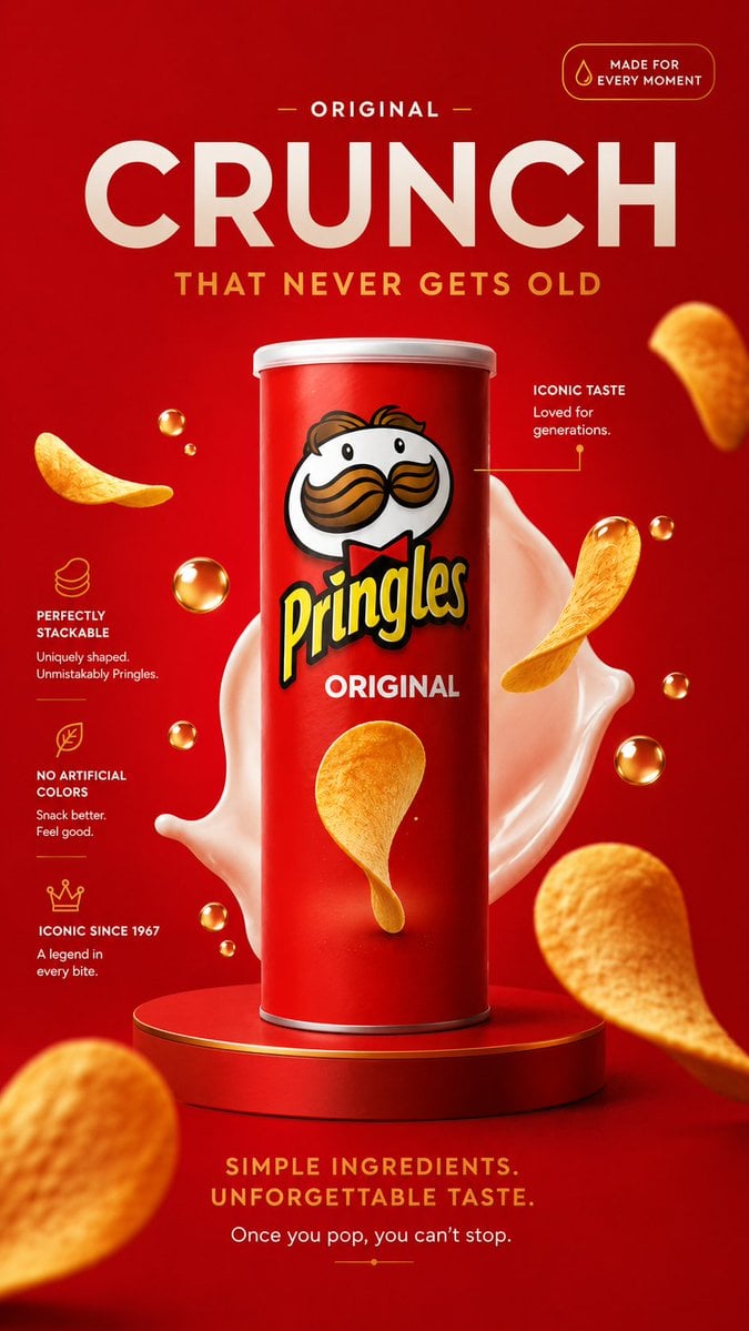 Using the uploaded product image as the exact reference, cre