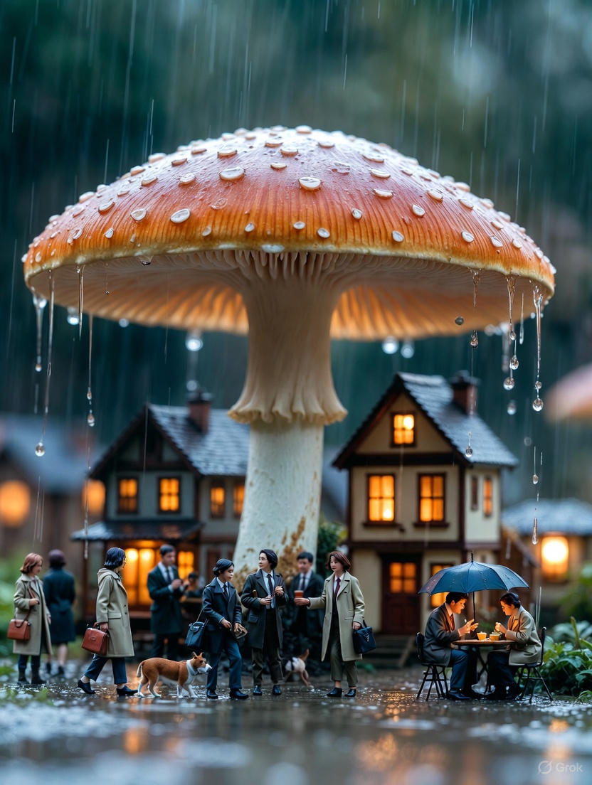 {
"subject": {
"main_focus": "A giant Amanita muscaria