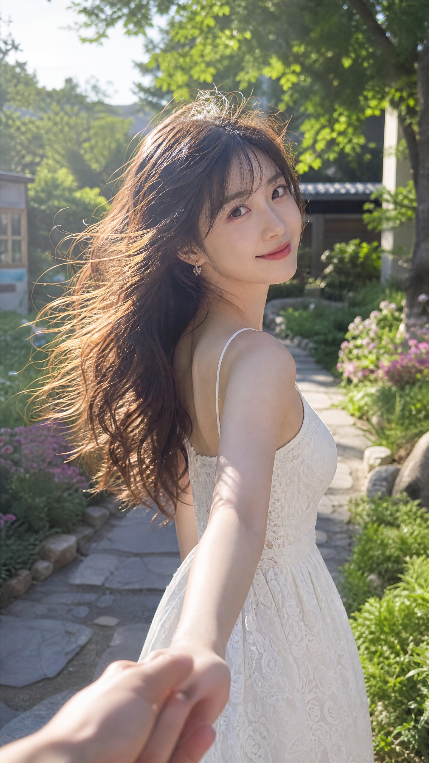 高度写实电影感人像摄影,2160x3840竖版构图,真实相机拍摄质感,50mm或85mm人像镜头效果,浅景深,干净通透的